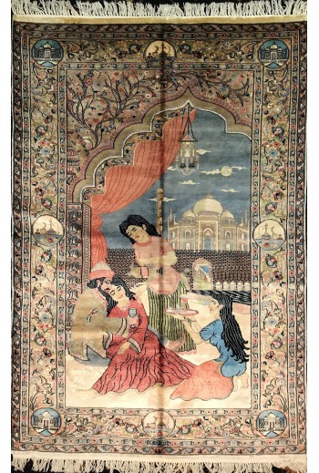 Indian, Silk, Taj mahal